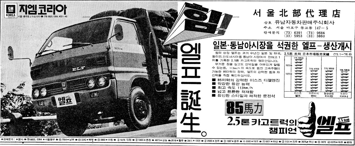 2.5톤 카고트럭 엘프