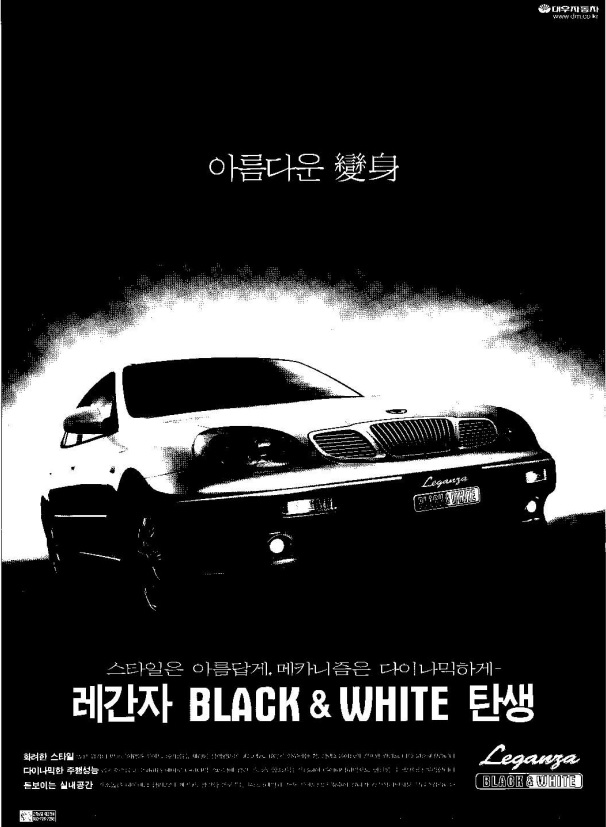 레간자 블랙 앤 화이트