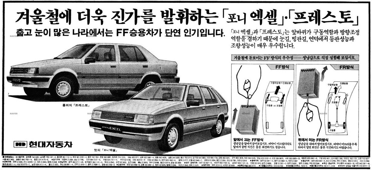 포니엑셀, 프레스토